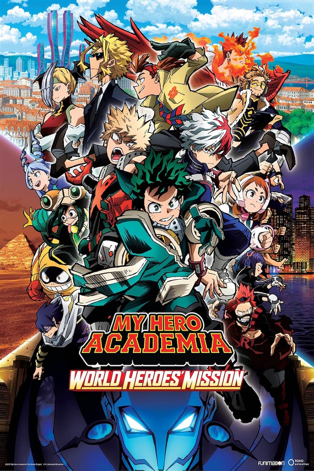 پوستر My Hero Academia World Heroes Mission